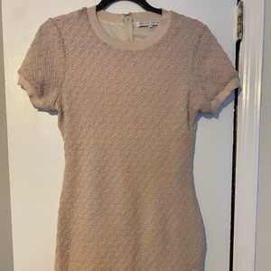Pink Beaded Mini Dress